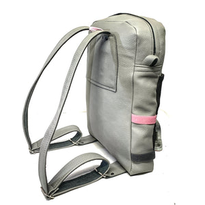 Handmade Grey Backpack