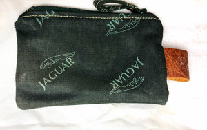 Upcycled zipped pouch