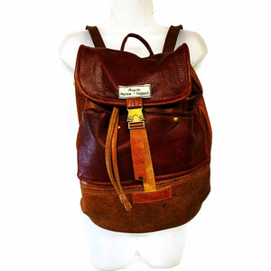 Retro Leather Rucksack (Small or Large)