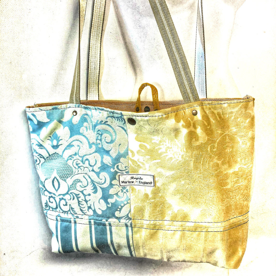 Upcycled Fabric Tote shopper