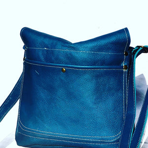 Unlined Leather Small shoulder bag