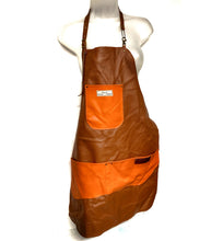 Load image into Gallery viewer, Leather Upcycled Apron
