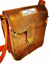 Load image into Gallery viewer, Raw Leather Satchel choose your colour (small)

