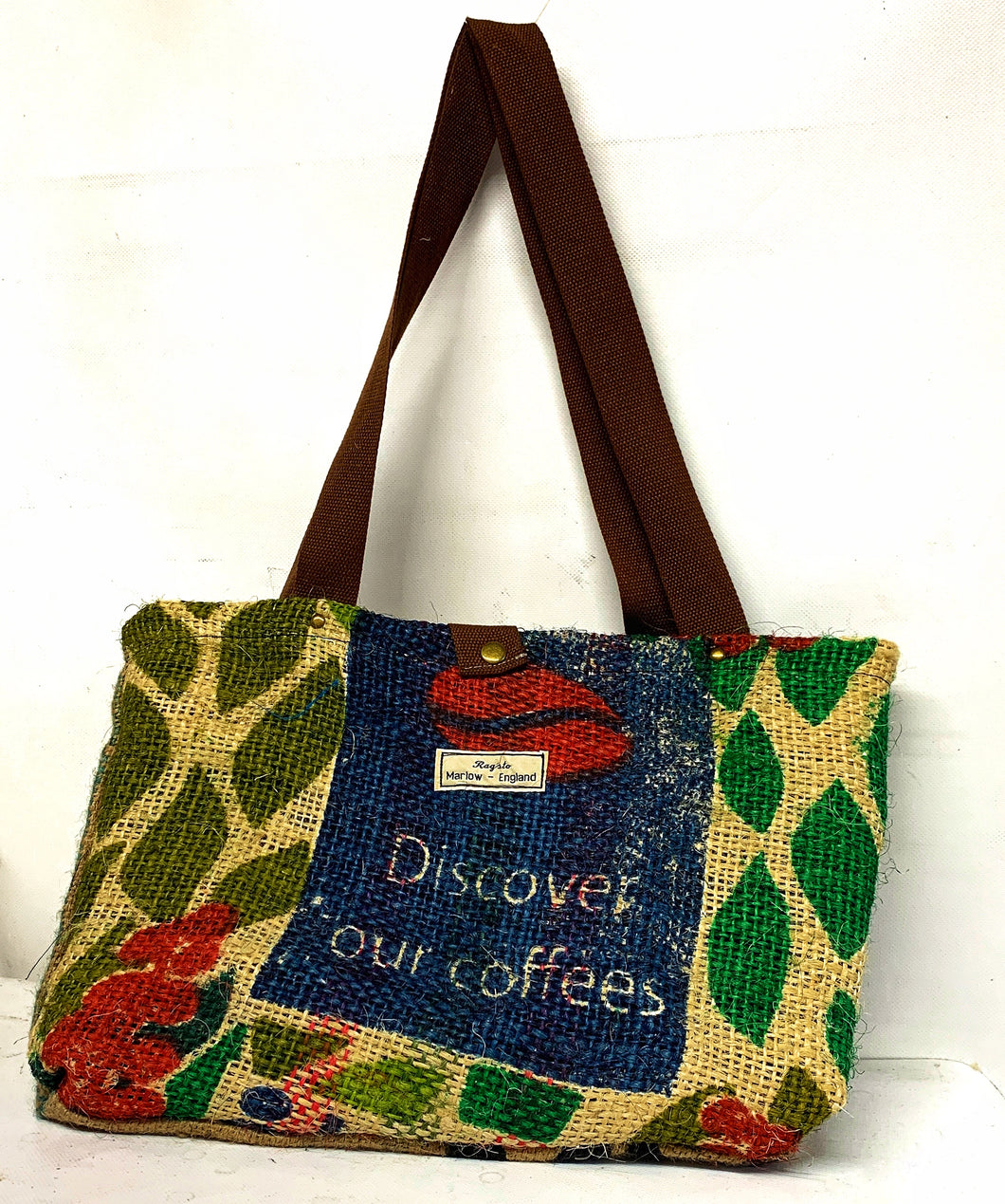 Upcycled Coffee Tote Bag - eco & green!