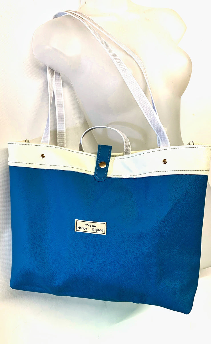 Upcycled Leather Tote Shopper – Ragsto Bags