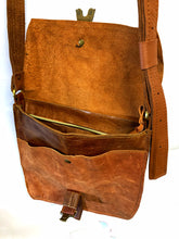 Load image into Gallery viewer, Raw Leather Satchel choose your colour (small)
