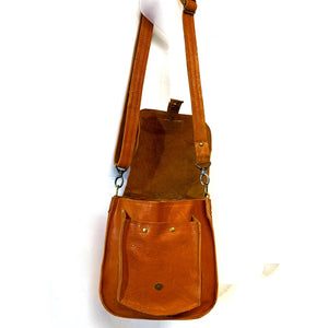 Unlined Leather Small shoulder bag