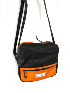 Special Edition Black & Orange leather Shoulder bag