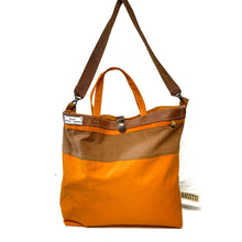 Load image into Gallery viewer, Upcycled Canvas Tote Bag - big square
